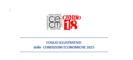 FOGLIO ILLUSTRATIVO DELLE CONDIZIONI ECONOMICHE 2025